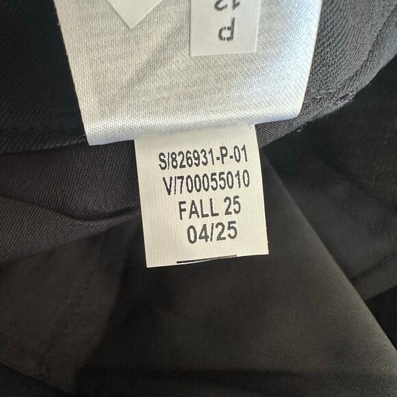 Banana Republic High Rise Flare Italian Wool Pant 10P Black 826931 - Picture 11 of 14